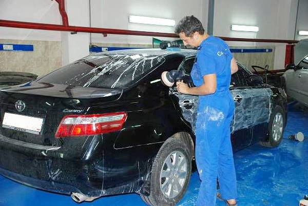 Процедура полировки авто после покраски и ее особенности с фото